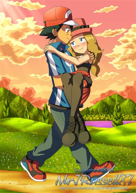 ash and serena love